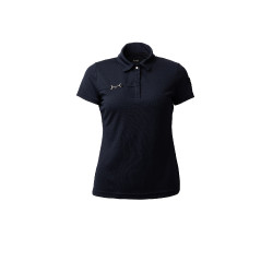 Funktionelles Damen-Kurzarm-Poloshirt Denise Horze Dunkelmarineblau Funktionelles Damen-Kurzarm-Poloshirt Denise Horze Dunkelmarineblau