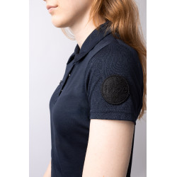 Funktionelles Damen-Kurzarm-Poloshirt Denise Horze Dunkelmarineblau Funktionelles Damen-Kurzarm-Poloshirt Denise Horze Dunkelmarineblau
