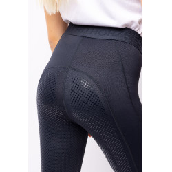 Reithose mit Vollbesatz und Silikon Madison Kinder Horze Dunkelmarineblau