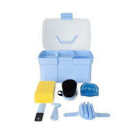 Putzbox und Bürsten Horze Kinder Open Air Blau Putzbox und Bürsten Horze Kinder Open Air Blau