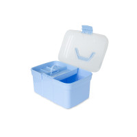 Putzbox und Bürsten Horze Kinder Open Air Blau Putzbox und Bürsten Horze Kinder Open Air Blau