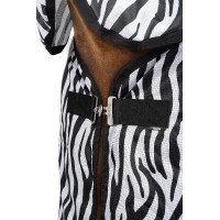 Fliegendecke Horze Defender mit Fransen Zebra Motive Fliegendecke Horze Defender mit Fransen Zebra Motive