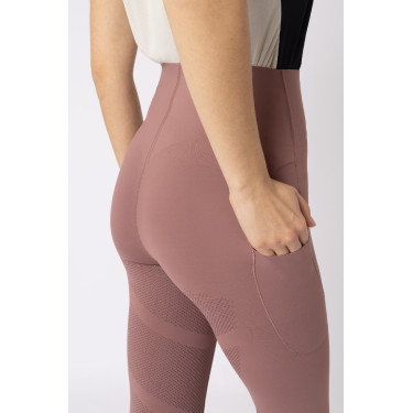 Reitleggings B Vertigo Viktoria nahtlos Damen Vollbesatz Grip Schwarze Schönheit