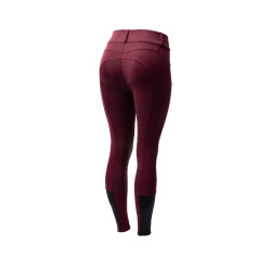 Reithose Horze Evelyn Vollbesatz Damen Port Royale Bordeaux