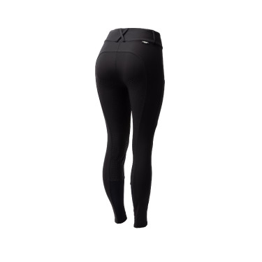 Damen-Vollbesatzreithose Horze Grand Prix Pro Schwarz
