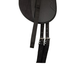 Horze Pony Sattel Schwarz / Grau