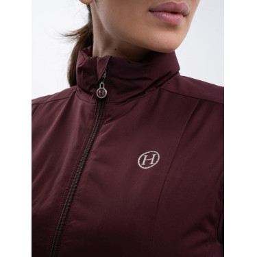 Ärmellose Weste Harcour Balma Aubergine Bordeaux