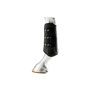 Dressurgamaschen Zandona King Carbon Air hinten Schwarz Dressurgamaschen Zandona King Carbon Air hinten Schwarz