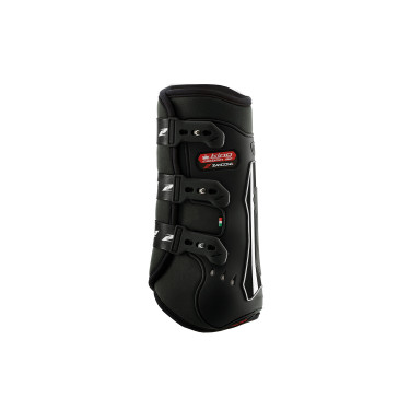 Dressurgamaschen Zandona King Carbon Air hinten Schwarz Dressurgamaschen Zandona King Carbon Air hinten Schwarz