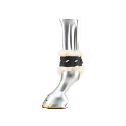 Gamaschen mit Lammfell Zandona Carbon Air Sensitive+ für junge Pferde Schwarz