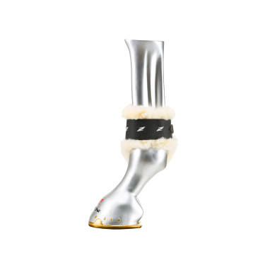 Gamaschen mit Lammfell Zandona Carbon Air Sensitive+ für junge Pferde Schwarz