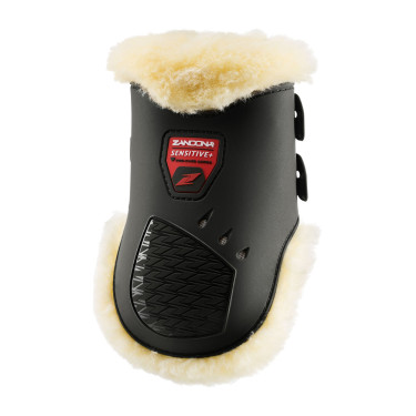 Sehnenstreichschutz Schafsfell Zandona Carbon Air Sensitive+ Schwarz