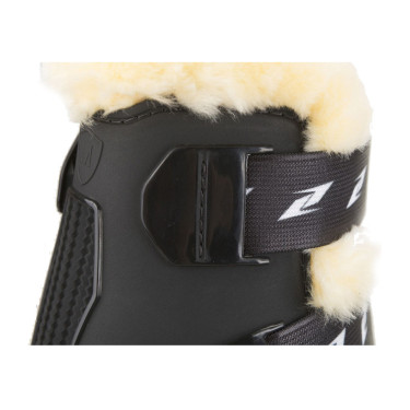 Sehnenstreichschutz Schafsfell Zandona Carbon Air Sensitive+ Schwarz