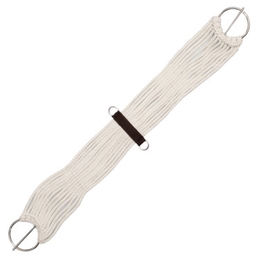 Western-Sattel Lakota mit runder gravierter Schürze und Silberfaden Braun