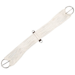 Western-Sattel Lakota mit runder gravierter Schürze und Silberfaden Braun