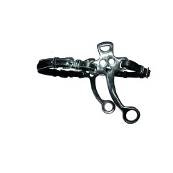 Hackamore Leder Jump'In kurze und flache Schenkel Pony