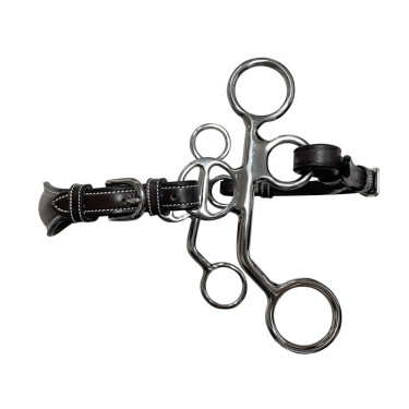 Hackamore Jump'In Pony Leder kurze Schenkel Hackamore Jump'In Pony Leder kurze Schenkel