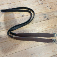 Steigbügelriemen Jump'In Leder und Biothane Haselnuss Braun