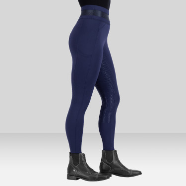 Reitleggings Euro-Star Ares FullGrip Marine Marineblau