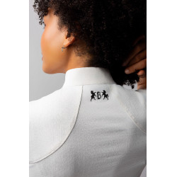 Wettkampfshirt B Vertigo Liv glänzend Damen Glänzend Weiß Weiß