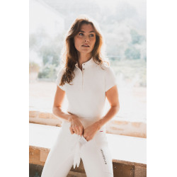 Wettkampfshirt B Vertigo Liv glänzend Damen Glänzend Weiß Weiß