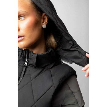 Lange ärmellose Weste B Vertigo Agnetha Damen Schwarze Schönheit