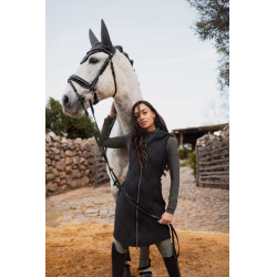 Lange ärmellose Weste B Vertigo Agnetha Damen Schwarze Schönheit