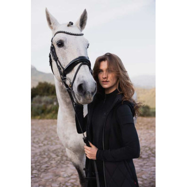 Lange ärmellose Weste B Vertigo Agnetha Damen Schwarze Schönheit