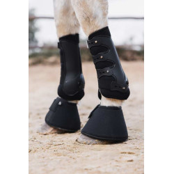 Horze 2-in-1 Gamaschen Combi Malmo Schwarz