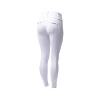 Damen Hybrid Reitleggings Horze Anya Fullgrip Glänzend Weiß Weiß Damen Hybrid Reitleggings Horze Anya Fullgrip Glänzend Weiß Weiß
