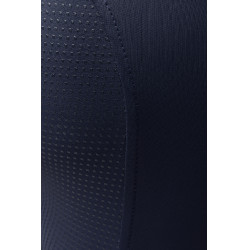 Damen Hybrid Reitleggings Horze Anya Fullgrip Öffnung Marineblau