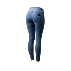 Damenreithose Horze Carolyn Denim Fullgrip