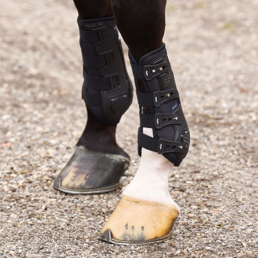 Dressurgamaschen HV Polo Pro Movement Schwarz