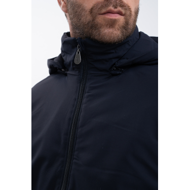 Langer Parka Harcour Robertha Herren Marine Marineblau