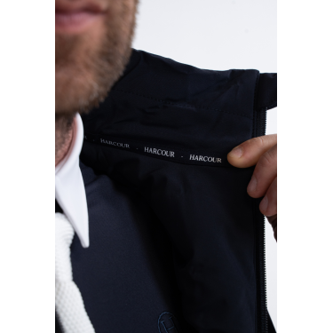 Langer Parka Harcour Robertha Herren Marine Marineblau