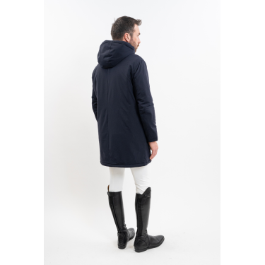 Langer Parka Harcour Robertha Herren Marine Marineblau