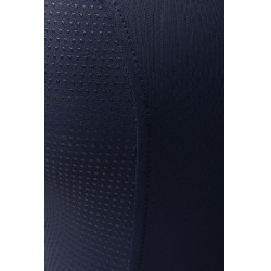 Damen Hybrid Reitleggings Horze Anya Fullgrip Dunkelmarine Blau