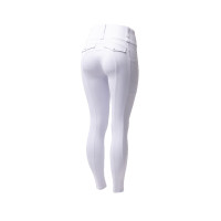 Damen Hybrid Reitleggings Horze Anya Fullgrip Glänzend Weiß Weiß Damen Hybrid Reitleggings Horze Anya Fullgrip Glänzend Weiß Weiß