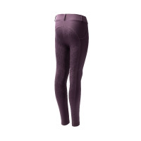 Reitleggings Horze Dea Kinder Schwarze Pflaume Lila