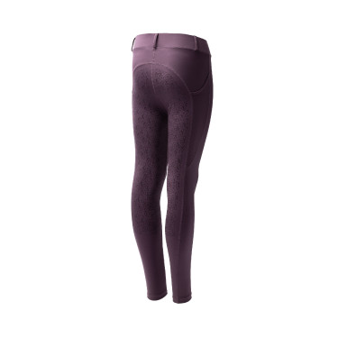Reitleggings Horze Dea Kinder Schwarze Pflaume Lila