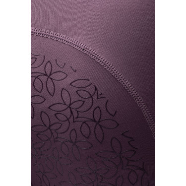 Reitleggings Horze Dea Kinder Schwarze Pflaume Lila