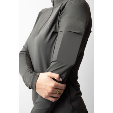 Trainings-T-Shirt B Vertigo Odina Damen Chimäre Grau