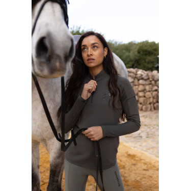 Trainings-T-Shirt B Vertigo Odina Damen Chimäre Grau