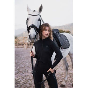 Trainings-T-Shirt B Vertigo Odina Damen Schwarze Schönheit