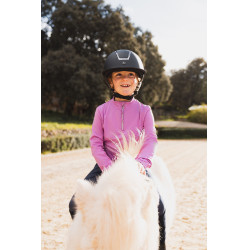 Trainings-T-Shirt Horze Mea Kinder  Lila