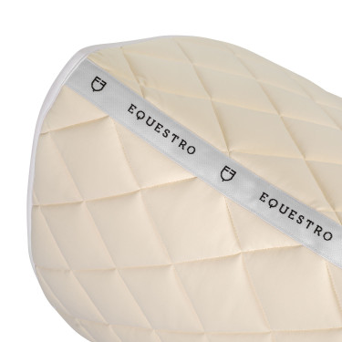 Dressur-Schabracke aus technischem Stoff mit gesticktem Logo White Line Equestro Dressur-Schabracke aus technischem Stoff mit gesticktem Logo White Line Equestro