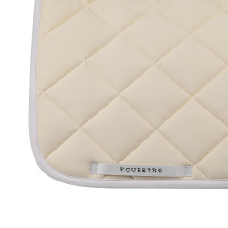 Dressur-Schabracke aus technischem Stoff mit gesticktem Logo White Line Equestro Beige Dressur-Schabracke aus technischem Stoff mit gesticktem Logo White Line Equestro Beige