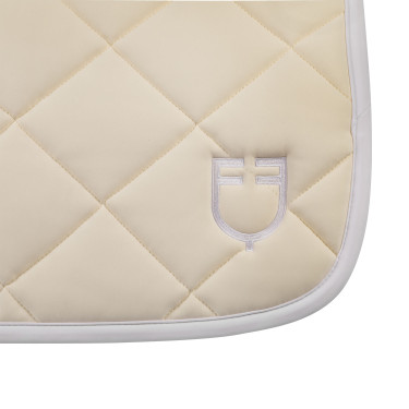Dressur-Schabracke aus technischem Stoff mit gesticktem Logo White Line Equestro Dressur-Schabracke aus technischem Stoff mit gesticktem Logo White Line Equestro