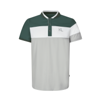 Kingsland KLNasim Herren-Piqué-Poloshirt aus Strick Hafennebel Grau