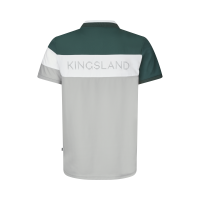 Kingsland KLNasim Herren-Piqué-Poloshirt aus Strick Hafennebel Grau